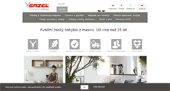 Desktop Screenshot of gazel.cz