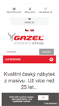 Mobile Screenshot of gazel.cz